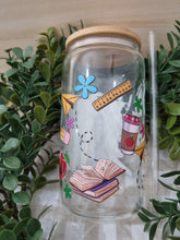 Load image into Gallery viewer, Drinking Glass with Straw- Teacher (2 designs)