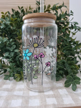 Load image into Gallery viewer, Drinking Glass with Straw- Teacher (2 designs)