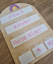 Load image into Gallery viewer, My First Day of Boards Arch- Lovely Arcadia Collection