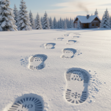 Load image into Gallery viewer, Christmas- Santa Footprints Stencil