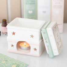 Load image into Gallery viewer, Wax Warmer-Whimsical Book Stack