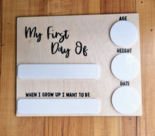 Load image into Gallery viewer, My First Day of Boards Rectangle - Lovely Arcadia Collection