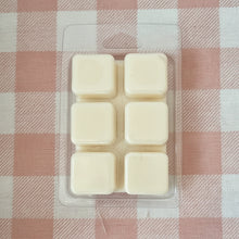 Load image into Gallery viewer, Pack of six square wax melts on a checkered fabric background
