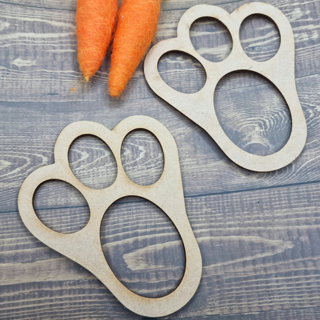 Bunny Feet Stencil